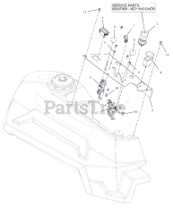 Gravely 992276 (Pro-Turn 472) - Gravely Pro-Turn 72" Zero-Turn Mower, Kawasaki FX (SN: 080000 - 081999)