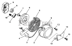 Green Machine 3000 B (UT-26035-B) - Green Machine String Trimmer Starter
