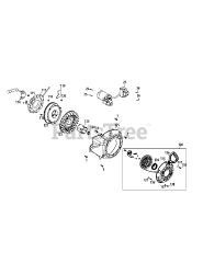 MTD 483-SUC - MTD Engine 483-SUC Starter &amp; Blower Housing