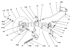 Toro 72064 (265-H) - Toro Lawn & Garden Tractor (SN: 069000001 - 069999999) (1996)