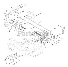 Ariens 927053 (RM 9028) - Ariens 28" Rear-Engine Rider, 9hp Briggs & Stratton (SN: 000101 & Above)