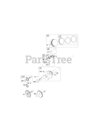 Briggs & Stratton 12A412-0100-E1 - Briggs & Stratton Horizontal Engine Cams, Crankshaft, Piston Group
