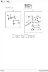 Subaru Robin EY203D60080 (EY20-3) - Subaru Robin Engine 630 Fuel &amp; Lubricant