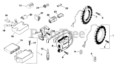 Exmark EXS-18KO - Exmark Explorer Zero-Turn Mower, 18hp Kohler (SN: 080000 - 089999) (1993) Ignition