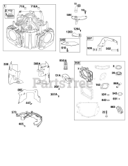 Briggs & Stratton 40N777-0025-B5 - Briggs & Stratton Vertical Engine