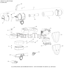 Kohler ECH940-3003 - Kohler Command PRO EFI Engine, Basic Version, 35hp 10 Air Intake