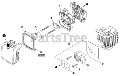 Echo SRM-2120 - Echo String Trimmer (SN: U94012001001 - U94012999999) Intake