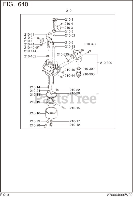 Subaru Robin EX130D70140 EX13