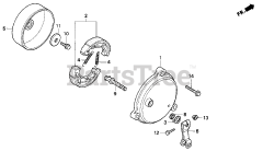 Honda H4518 H HSA/C (MZAT) - Honda Lawn Tractor, Made in Japan (SN: MZAT-3000001 - MZAT-3999999) BRAKE