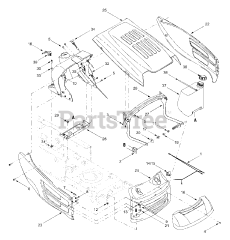Ryobi 13AN688G034 - Ryobi Lawn Tractor (2003)