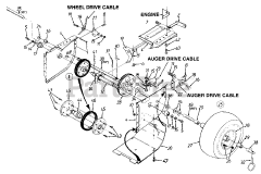 MTD 314-610E000 - MTD Snow Thrower (1994) Wheel Assembly Complete