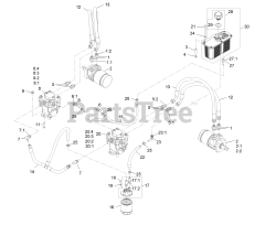 Exmark TTS16KA483 - Exmark 48" Turf Tracer S-Series Walk-Behind Mower, 16hp Kawasaki (SN: 920000 - 999999) (2011) Hydraulic Assembly