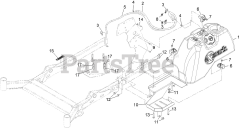 Exmark VXS730GKA48400 - Exmark 48" Vertex S-Series Stand-On Mower, Kawasaki FX730V (SN: 413950474 - 416150474) (Rev A) (2023)