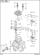 Subaru Robin DY350BB0070 (DY35) - Subaru Robin Engine, Diesel 300 Intake &amp; Exhaust