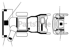 Poulan Pro 961980056-03 - Poulan Pro Snow Thrower (2013-07) DECALS