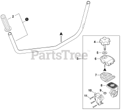 Echo SRM-420 ES-LW/AR - Echo String Trimmer (SN: U16726001001 - U16726999999)