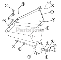 Toro UW-641 - Toro Utility Wagon (1961) Sc-15 Aerator Parts List