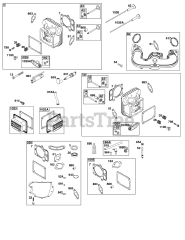 Briggs & Stratton 44C777-0001-B1 - Briggs & Stratton Vertical Engine Cylinder Head Group