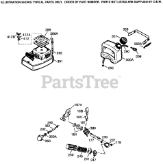 Tecumseh TC300-3192F - Tecumseh Engine Engine Parts List #2