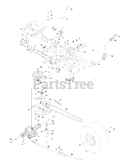 Columbia LT 538 G (13AC77GF897) - Columbia 38" Lawn Tractor (2012)