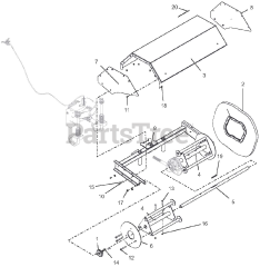 Ariens 926057 - Ariens 36" Power Brush, Subaru (SN: 000101 - 054999) Brush Head