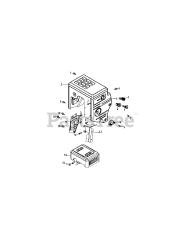 MTD 478-SUA - MTD Engine 478-SUA Muffler &amp; Controls