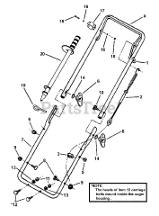 Snapper LE 3191R (7085661) - Snapper 19" Snow Thrower, 3hp HANDLES, AUGER CONTROL