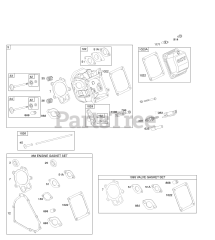 Briggs & Stratton 20M414-1360-E1 - Briggs & Stratton Horizontal Engine