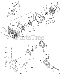 Echo CS-5000 - Echo Chainsaw (Original Version) Starter, Ignition, Oiler Sys