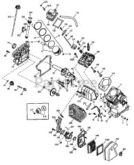 Cub Cadet 522 LS (247D523B100) - Cub Cadet Log Splitter Engine (1997) Engine Assembly I