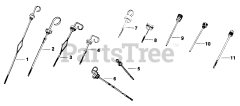 Kohler K301-47742 - Kohler K-Series Engine, Made for Wheel Horse, 12hp, 9kW Dipstick (TP-2097)