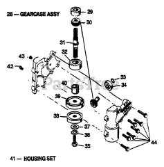 Green Machine 1900 E - Green Machine Edger Gearcase