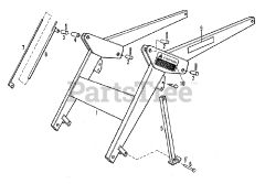 Simplicity 2096175 - Simplicity Model 415 Loader Frames - Boom Assembly Group (3482I27)