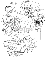 MTD 138-784-401 - MTD Lawn Tractor (1988) (Yard-Man)
