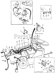 Simplicity 3414 H (990980) - Simplicity Baron Lawn Tractor, 14hp