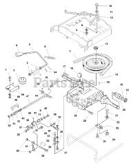 AGCO 515 G (1693931) - AGCO Lawn Tractor, 15hp Transmission Group - Gear