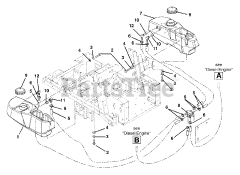 Gravely 992039 (PM 272Z) - Gravely Pro-Master 72" Zero-Turn Mower, 31hp Daihatsu (SN: 001500 & Above)