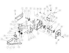 Cub Cadet 59A30013 (59A30013150) - Cub Cadet Commercial Catcher System att Blower Assembly