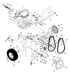 Ariens 932029 (ST 824) - Ariens 24" Snow Blower, 8hp Tecumseh (SN: 000101 - 005149)