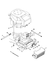 Cub Cadet GT 1054 (14AK94AK056) - Cub Cadet 54" Garden Tractor (2013) Engine Accessories