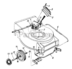 Yard Machines 12A-475A136 - Yard Machines Walk-Behind Mower (1997) (Homebase)