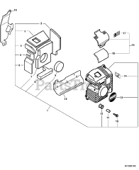 Echo PB-460 LN - Echo Backpack Blower (SN: P06613001001 - P06613999999)