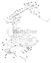Simplicity 1693765 - Simplicity Legacy 54" Garden Tractor, 23hp 54" Mower Deck - Height Adjust &amp; Hitch Group