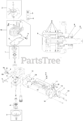 Toro 74909 TE (6000) - Toro 132cm Z Master Zero-Turn Mower, Side-Discharge Deck (SN: 316000001 - 316999999) (2016) RH HYDRO ASSEMBLY NO. 126-1322