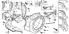 Honda GX160 UT2 QWX2/A (GCBPT) - Honda Engine, Made in Thailand (SN: GCBPT-4000001 - GCBPT-9999999) FAN COVER