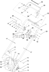 Toro 22189 TE - Toro 53cm Heavy-Duty Rear Bagger Walk-Behind Mower (SN: 312000001 - 312999999) (2012)