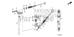Honda BF15 DK0 SHSA (BALJ) - Honda Outboard Engine, Made in Japan (SN: BALJ-1400001 - BALJ-9999999) CAMSHAFT@VALVE