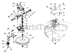 Coast to Coast 481-0842 (122-848R054) - Coast to Coast Walk-Behind Mower (1992) Transmission