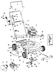 Lawnflite 115-052-352 - Lawnflite Walk-Behind Mower (1985) (Walmart)