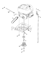 Murray 13AC26JD058 - Murray Lawn Tractor (2015) Engine Accessories